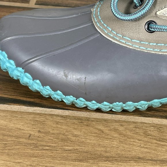 JBU by Jambu Gwen Women's Size 9 Shoes Gray Waterproof Vegan Rain Duck Bootie - Picture 10 of 12